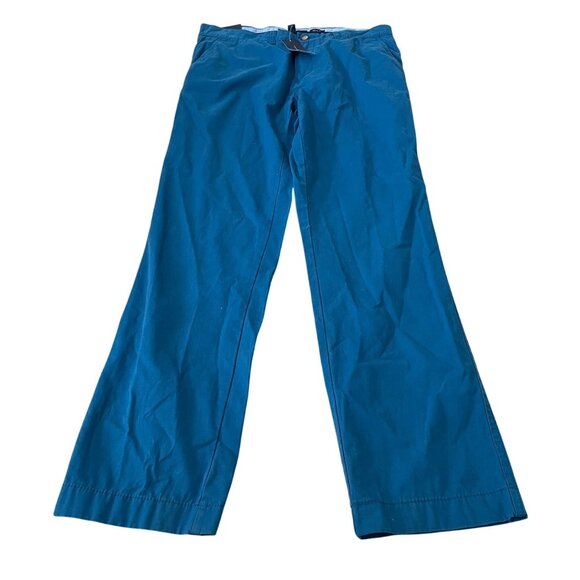 New Tommy Hilfiger Graduate Chino Pants Men's Size 34x34 Moroccan Blue Cotton - Picture 1 of 6